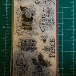 Clear Rubber Stamps -Holiday