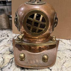Antique Mini Diving Helmet. -  Approx 8” - 10”