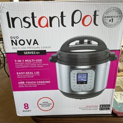 Brand new Instant Pot® Duo Nova 8 qt. Electric Pressure Cooker. Still in the box