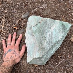 Large Raw Amazonite Feldspar Gemstone