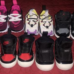 Infant Jordan’s And Nikes Size 2c-3c