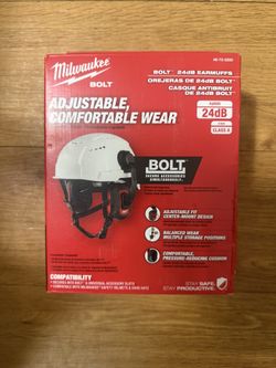 Milwaukee BOLT Earmuffs 24 dB – Brand New (Jobsite Ready)
