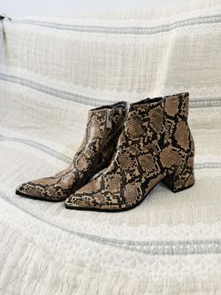 Kenneth Cole Snakeskin Boots