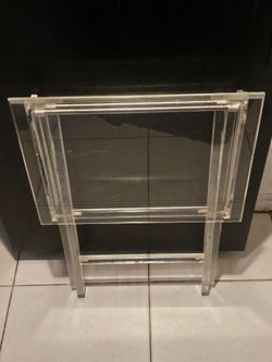 Lucite Tv Tray