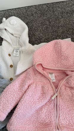 Carter's Baby Hooded Jackets Bundle 3M