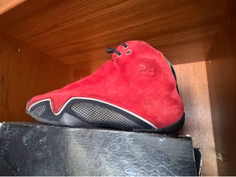 Nike Air Jordan 21 OG Red Italian Suede Rare Retro XXI 21 Basketball Shoes Sz.13