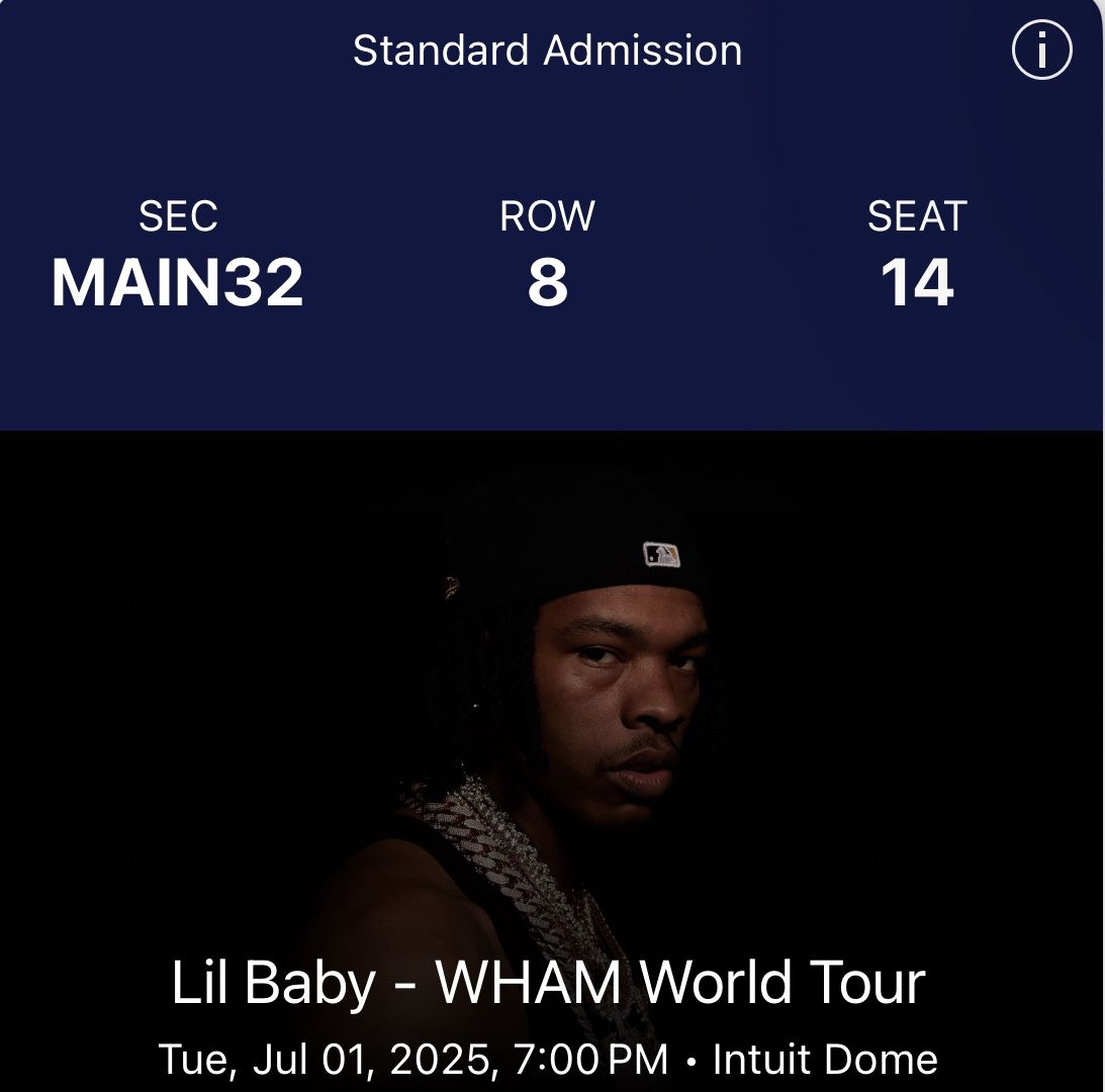 Lil Baby Concert Tickets 