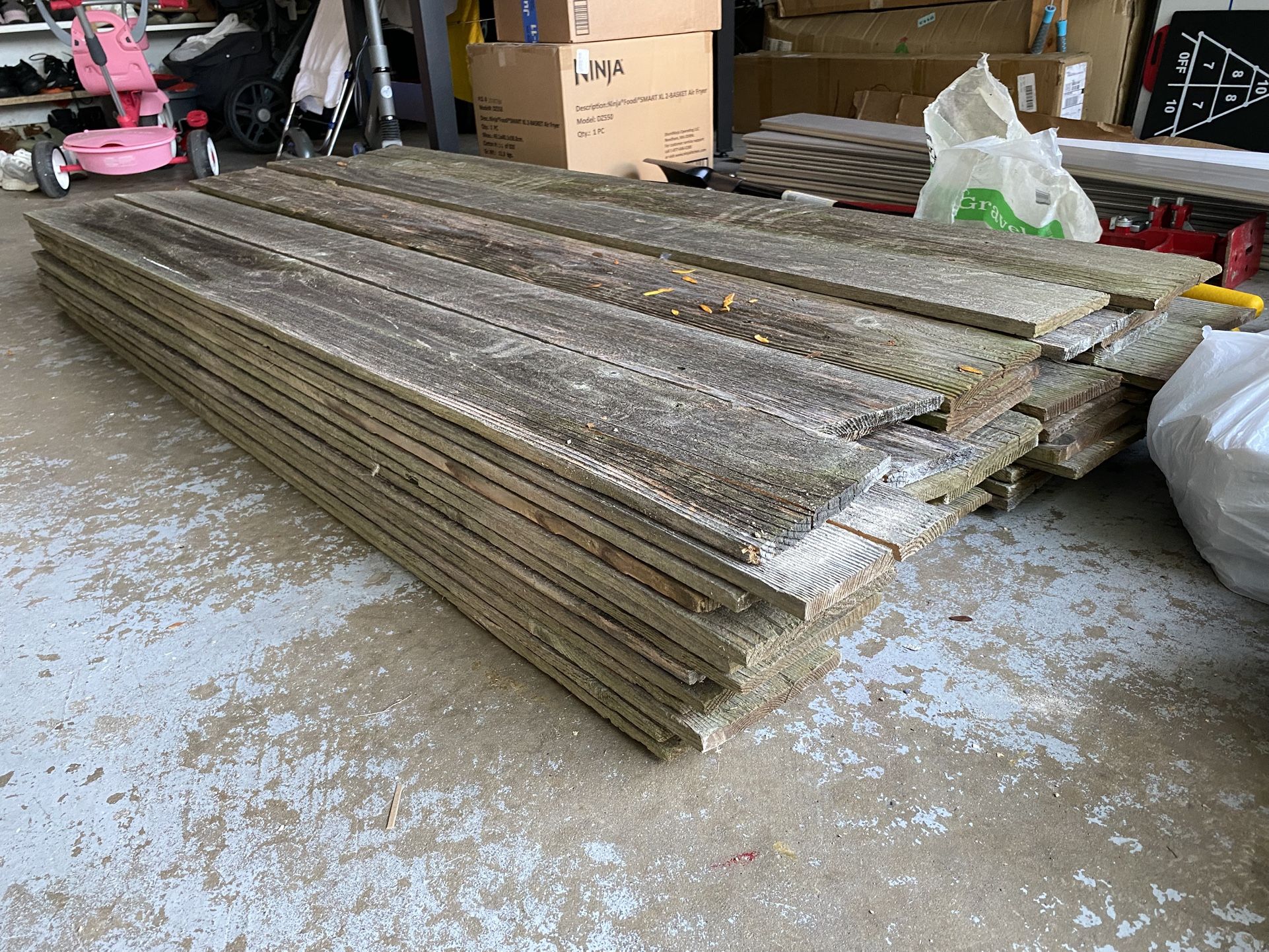 Free Firewood – Old Fence Boards