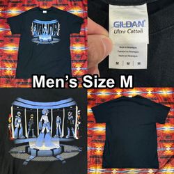 Y2K Mega Man X Black T-Shirt Men’s Size Medium Capcom Video Game Graphic Promo