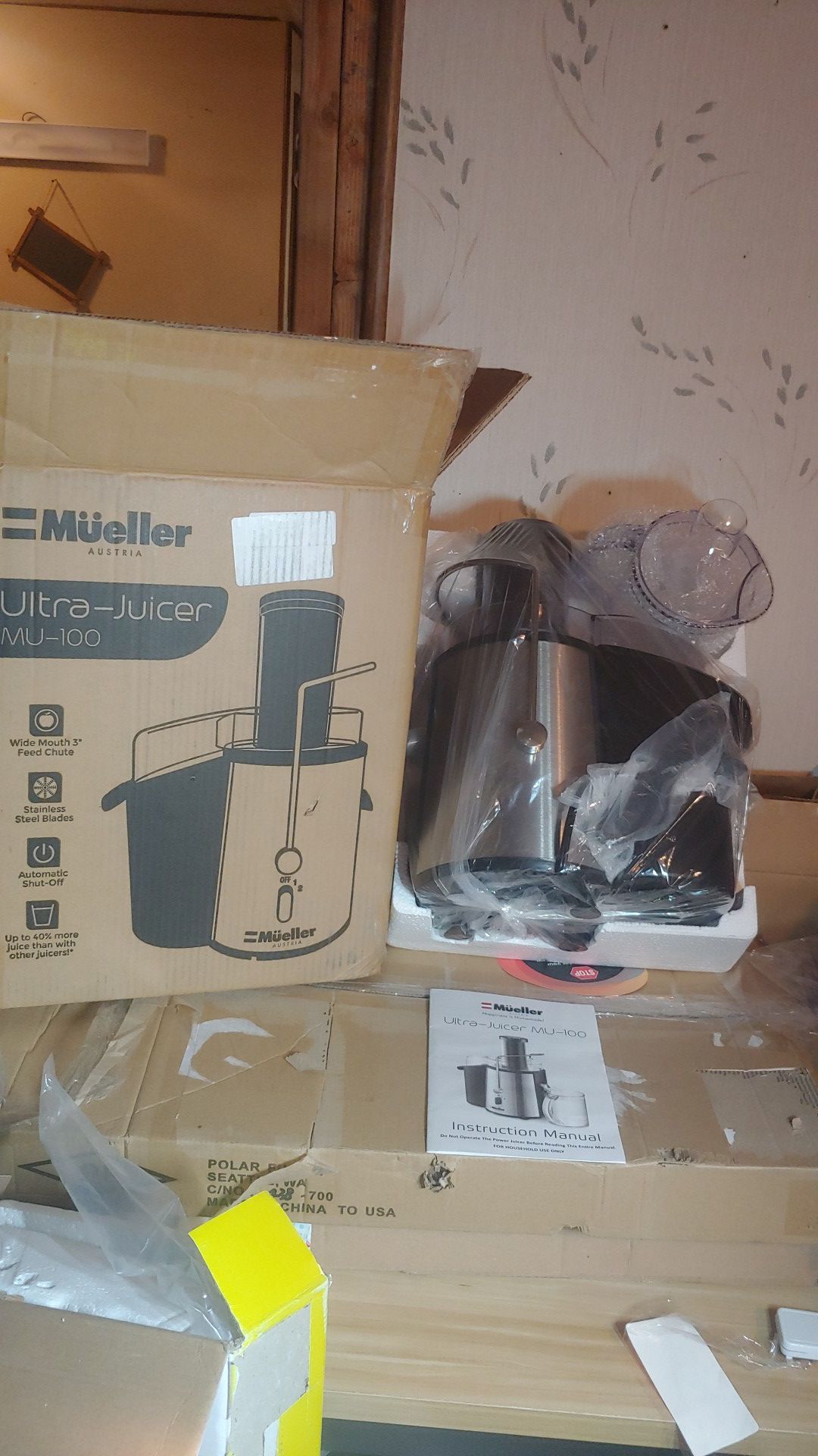 Mueller MU-100 Ultra Power Juicer User Manual