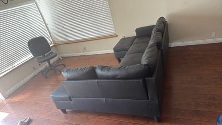 Topcomfy L-Shaped Couch Set, 97.5" L × 69.5" W Sectional Sofas