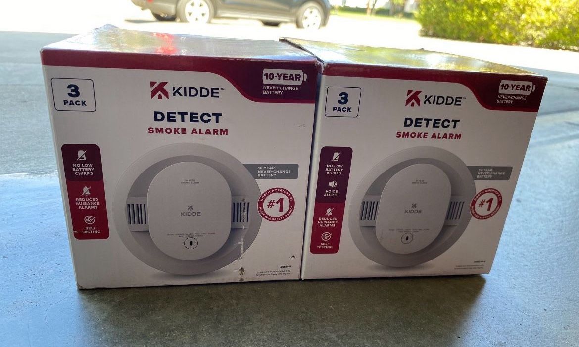 3 Two-Pack Smoke Detectors – $110 OBO