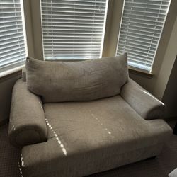 Chair & A Half With Ottoman 