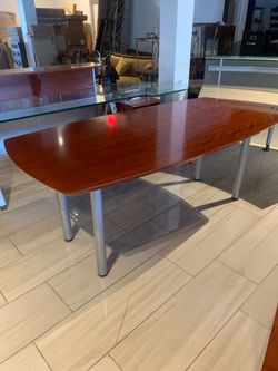 Wood conference table/desk 48”x78” new!! Sale!!