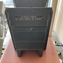 X-Ray Film Storage Box . This Is A Pair Of Pre-And Post Exposure Boxes.