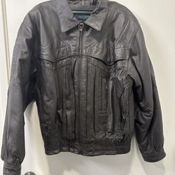 Vintage American Weekend Men’s Leather Jacket L