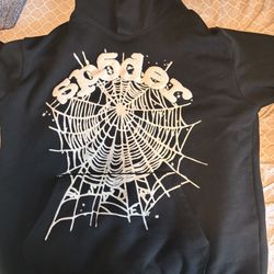 black And White Spider Hoodie 