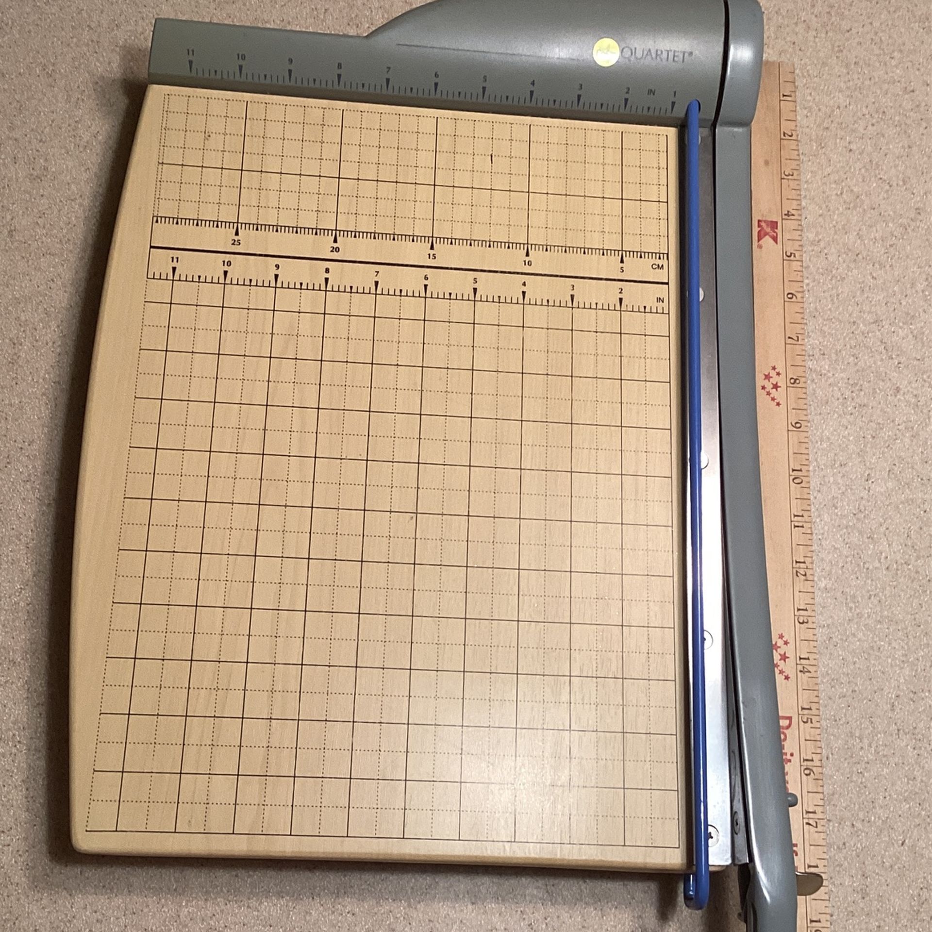 Paper Cutter/trimmer-Quartet Heavy Duty 12” Model 9115 - Vintage “like New” From Storage
