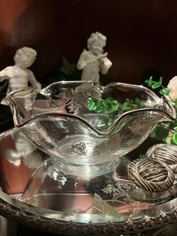 Bowl / Mid-Century Vintage / Silver City Glass
