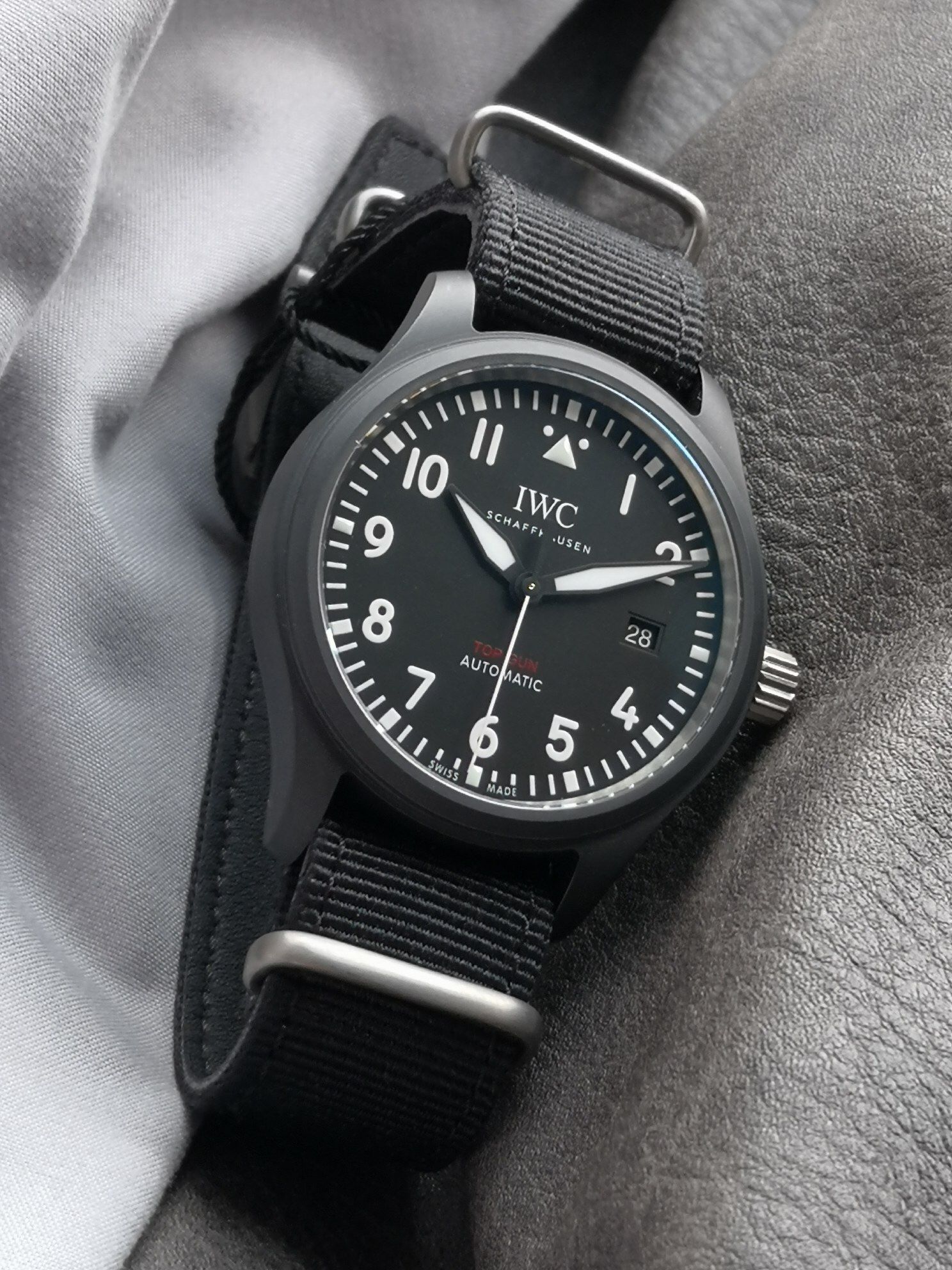 IWC Pilot’s Black Dial Watch 