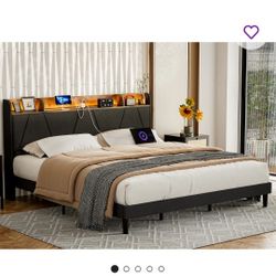 Never opened king bed frame