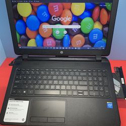 HP NOTEBOOK model # 15  500 GB  HHD ...4.0 RAM . READY FOR CLASSES ON LINE OR WORK FROM HOME  
