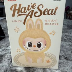 💚 Priced Reduced - Great Christmas Gift - Pop Mart Labubu – “Have A Seat” (HeHe)