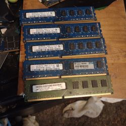 4 Gig 2rx8 Pc3 1200u Ram 6 Sticks Of It 