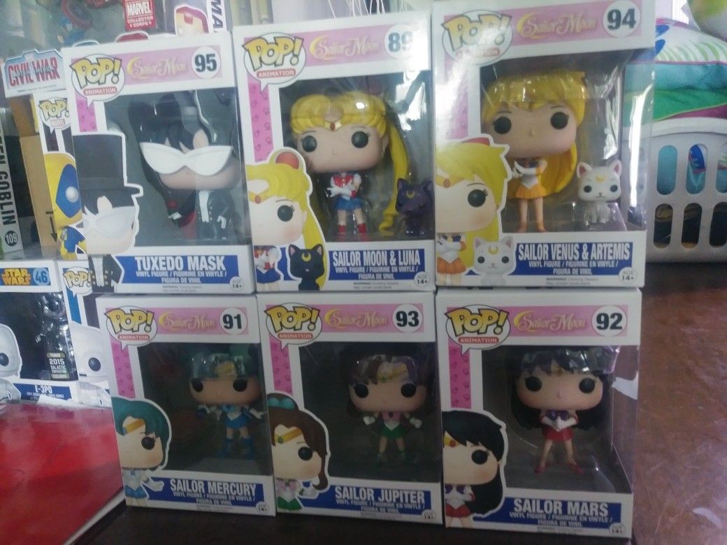 Funko Pop Sailor Moon Lot