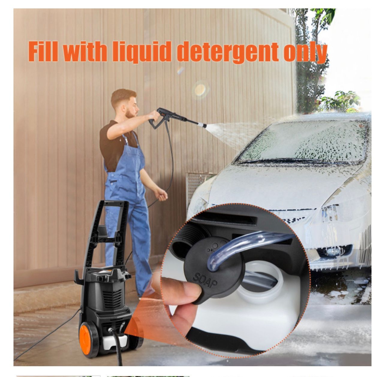 13 AMP 1.4 GPM ELECTRIC PRESSURE WASHER