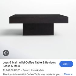 Alibi single coffee table