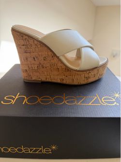 White Platform Wedge Sandal