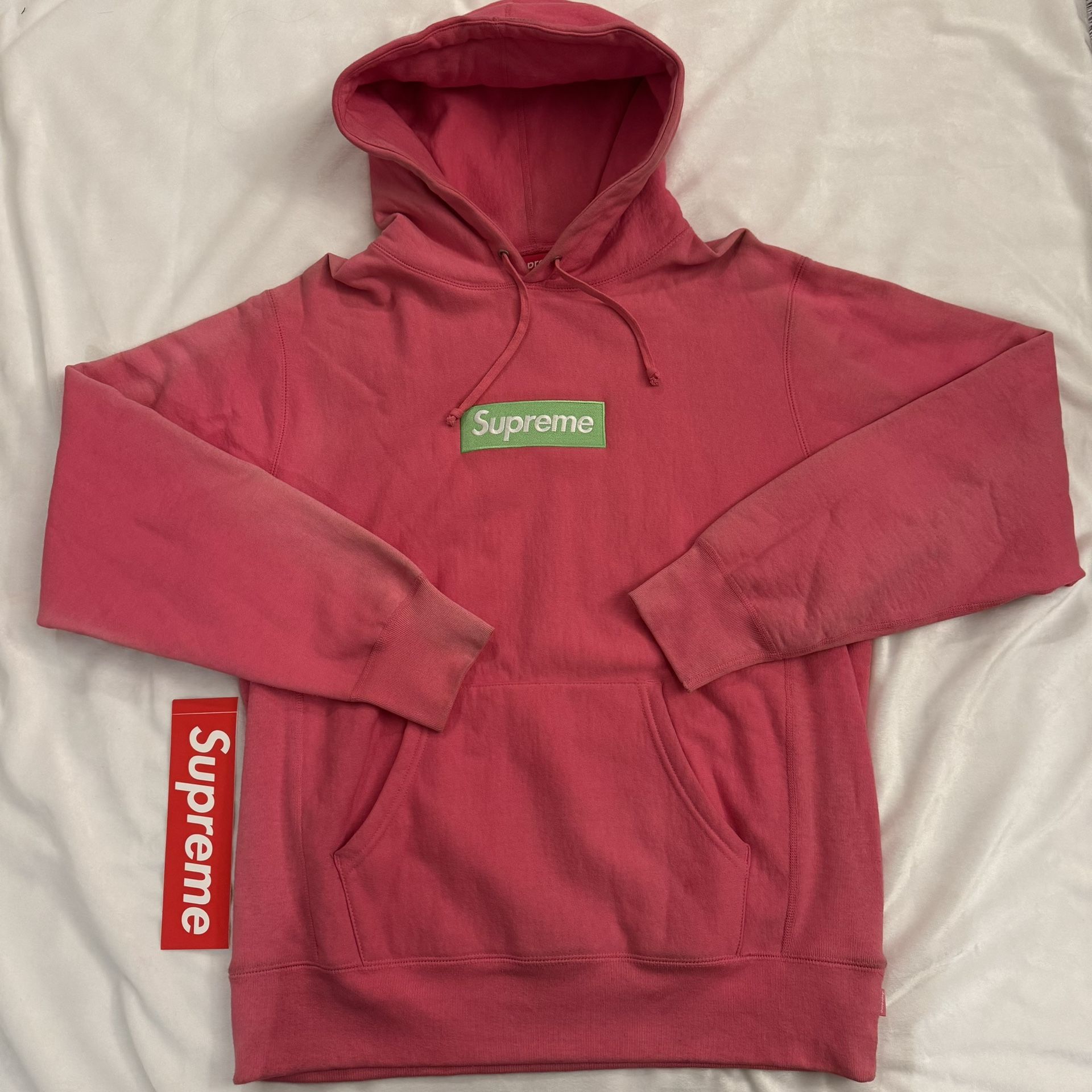 Supreme Box Logo Hoodie Magenta