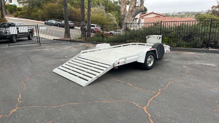 Aluma 6’6”x 10’ ATV/Side by Side/Motorcycle Trailer 6’6”x12’