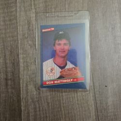Don Mattingly "86"Don russ Baseball Card 