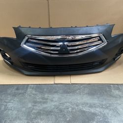 2018 2019 2020 Mitsubishi Mirage G4 Sedan Complete Front Bumper Assembly Set With Grilles And Fog Bezels