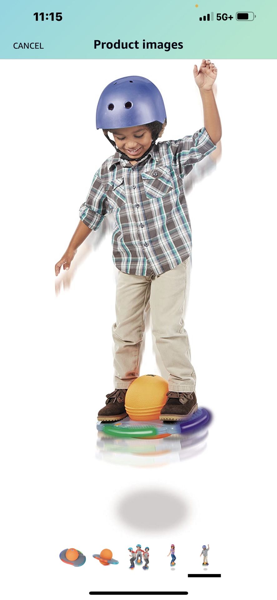 Little Tikes Pogo It Toy Ball - Interactive Lights & Sounds Balancing Board for Kids - Jump, Spin, Bounce, Flip, Hop, Wobble Deck - Electronic Interac