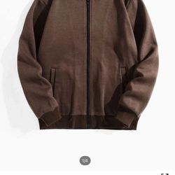 Shein Men Zip Up Thermal Lined Bomber Jacket