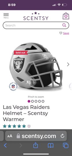 Las Vegas Raiders Scentsy Warmer 