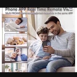 Phone APP - 1080P HD WiFi Security Camera, Indoor Outdoor WiFi Mini Camera with Video