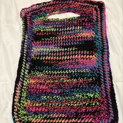 Crocheted Car Seat/Stroller Blanket/Poncho