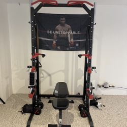 Selling This New 2 Month Old Used Gym For $480 Everything In The Pic Comes With
