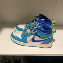 Jordan 1 High Retro Pro Green And There A Size 5y