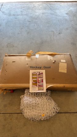 Hockey Goal with Net and Hardware