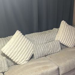 grey sectional 