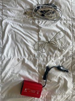 300W Power Inverter & Charging Cables