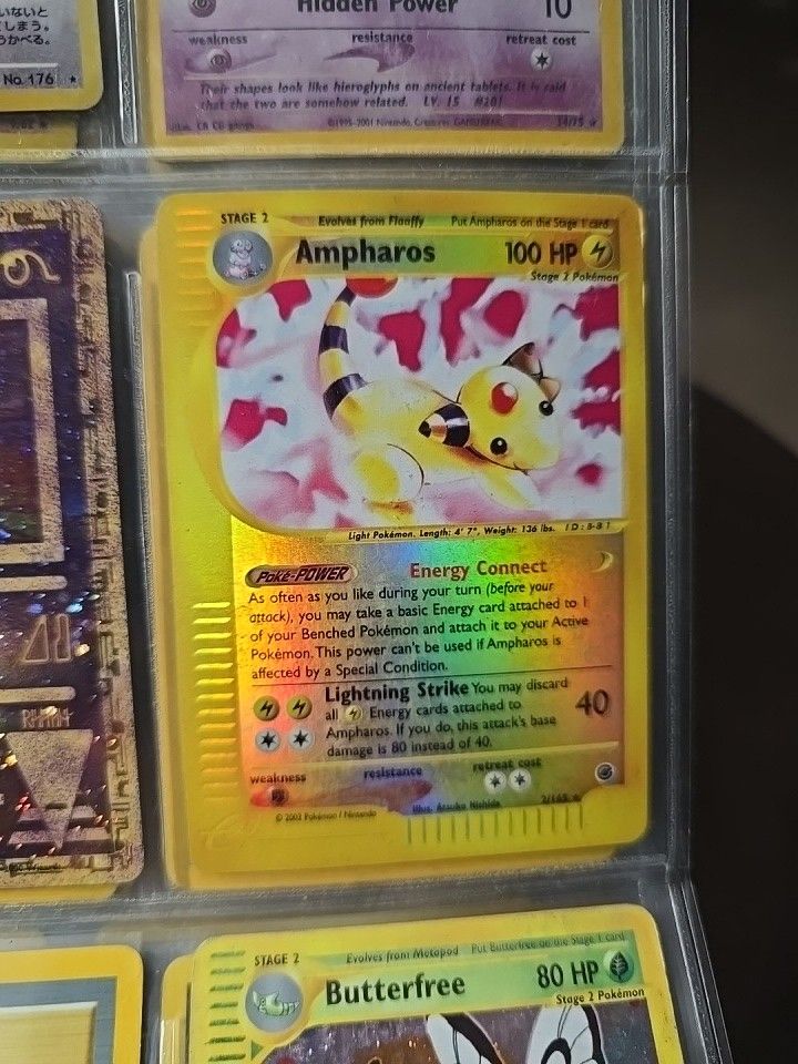 Pokemon Ampharos Expedition Holo 2/165