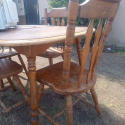 Table and 4  Chairs