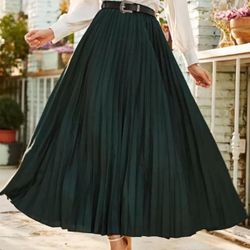 Green Maxi Skirt