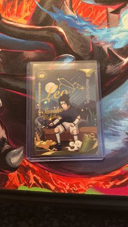 Kayou Naruto Leo Sasuke Uchiha NRSA01-MR-002L4 Holo CCG Card